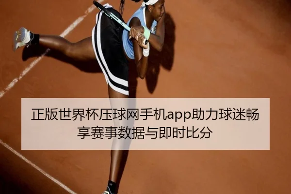 正版世界杯压球网手机app助力球迷畅享赛事数据与即时比分